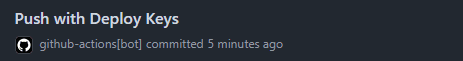 Deploy Keysによるpush
